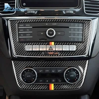airspeed carbon fiber car interior center console cd ac panel cover trim stickers for mercedes benz gle 2015 2018 accessories