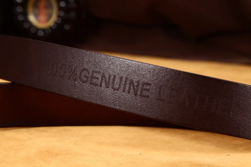 Коровьей Пояса из натуральной кожи Ремни для Для мужчин ковбой Элитный бренд