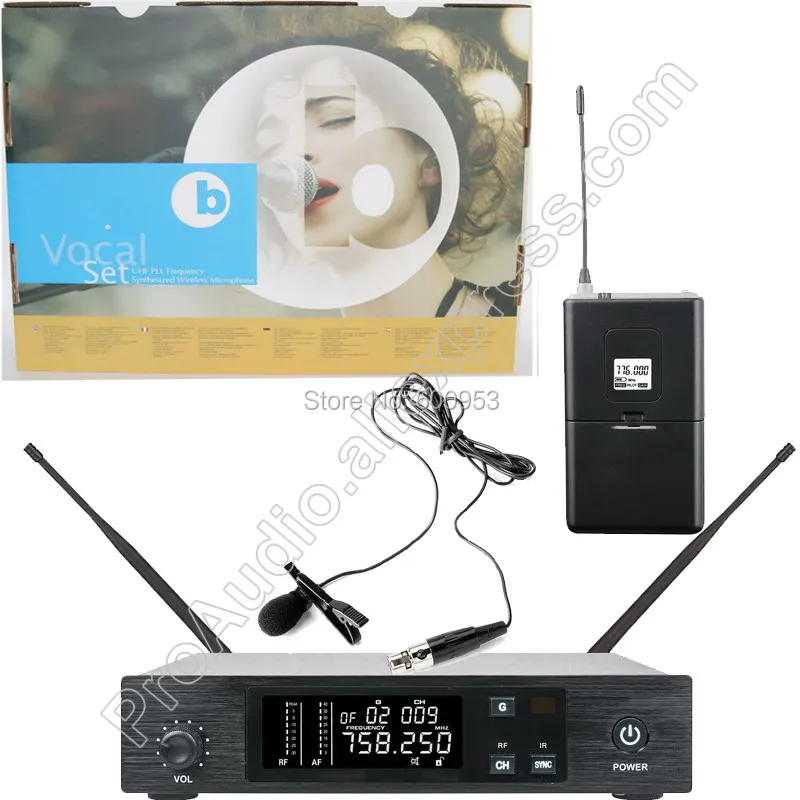MICWL QLX UHF 96 канальный беспроводной микрофон система для сцены пения|lavalier microphone