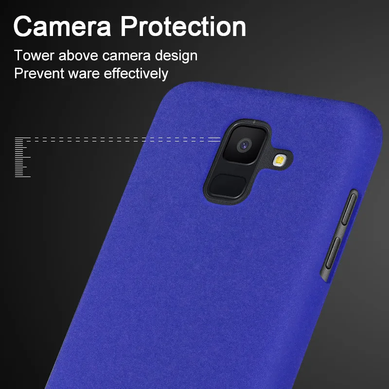 100% Оригинальный чехол IMAK Quicksand для Samsung A6 (2018) стильный матовый защитный телефона |