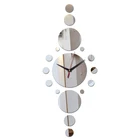 Новый дизайн diy Одиночная игла кварцевые настенные часы акриловый материал настенные часы Современный стиль домашний декор настенные наклейки