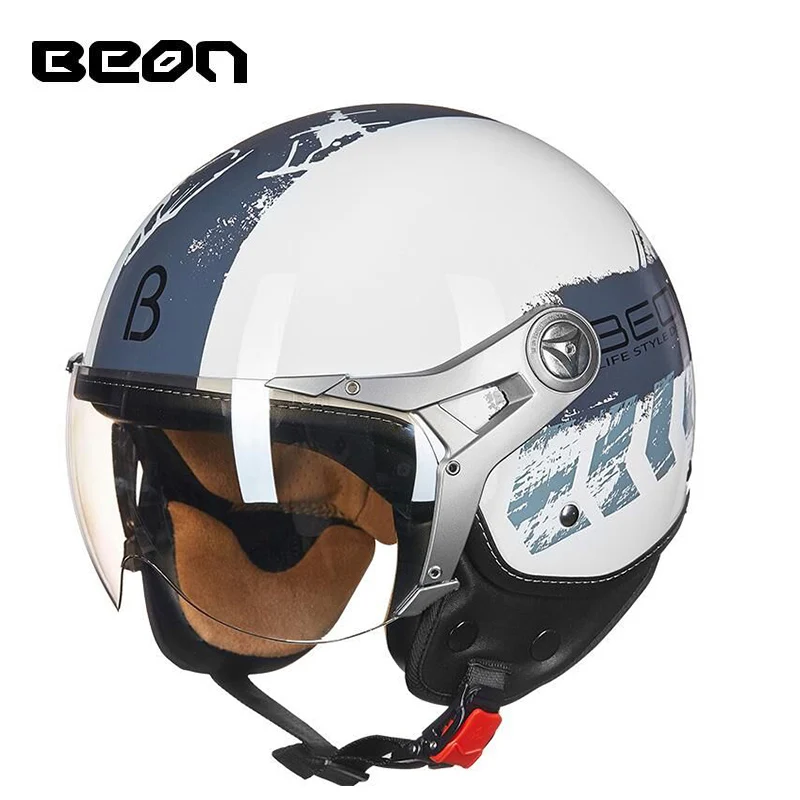 Beon винтажный мотоциклетный шлем capacete в горошек летние полушлемы для