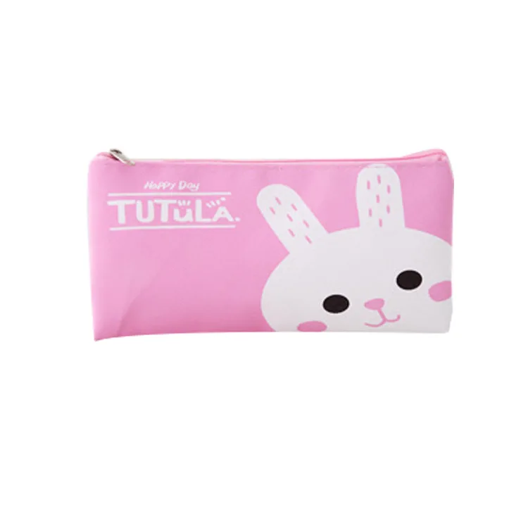 Корейские кавайные канцелярские принадлежности розовый пенал Забавный медведь