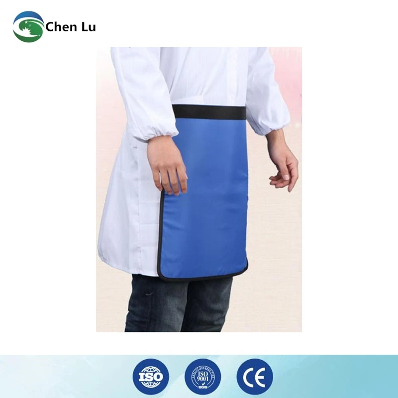 

Genuine adult gonadal protection 0.5mmpb half lead apron medical gamma rays and x-ray radiation protective square scarf