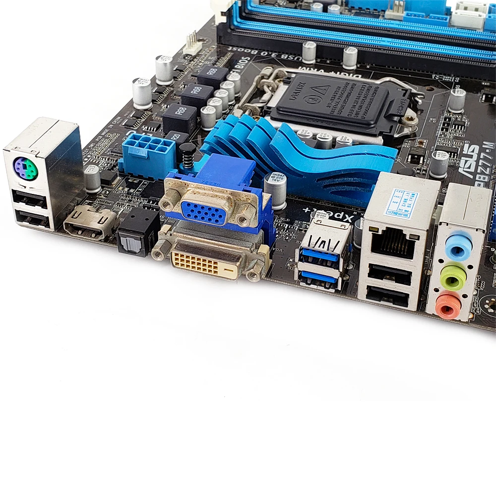 Asus P8Z77-M настольная материнская плата Z77 розетка LGA 1155 для i3 i5 i7 DDR3 32 Гб SATA3 USB3.0 HDMI Micro