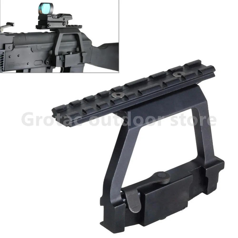 Тактический AK 74 47 боковой рельсовый замок прицел крепление Быстрый QD стиль 20 мм