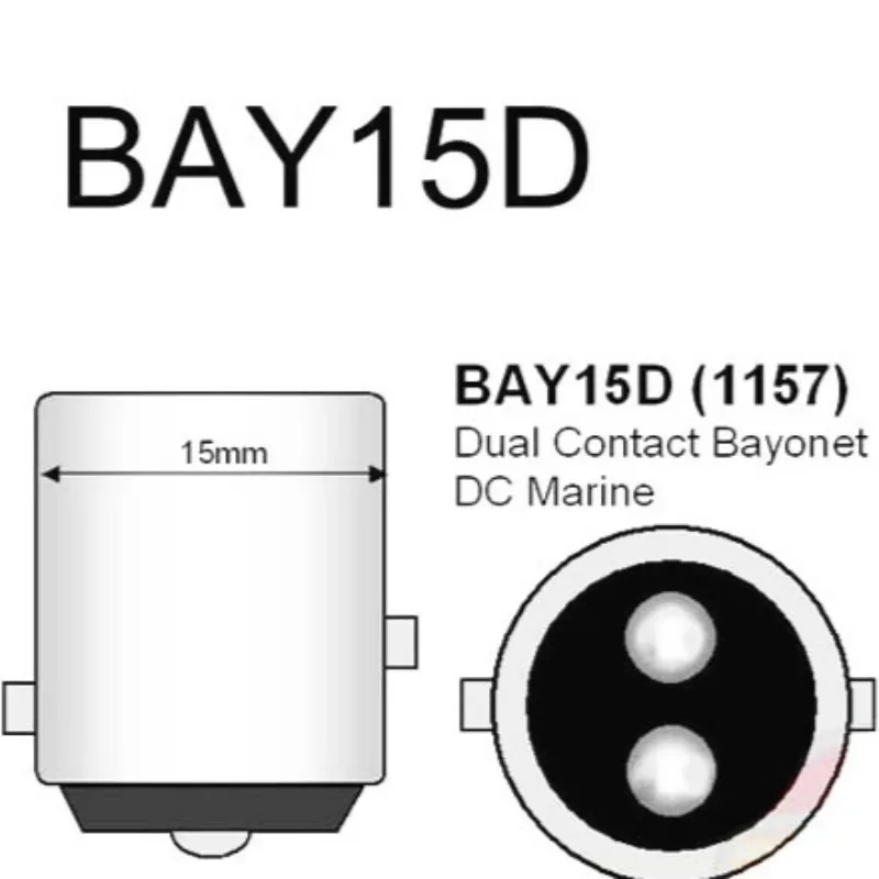 2 шт. Автомобильные светодиодные лампы BAY15D 1157 1016 1076 1130 P21/5 Вт|1157 socket adapter|car adapter1157