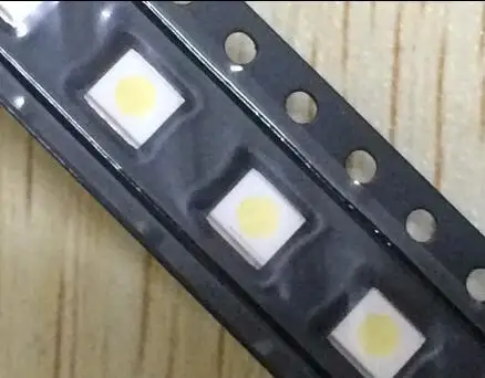 100 шт./лот 1 Вт 3535 3 в SMD светодиодные бусины холодный белый Высокая мощность для