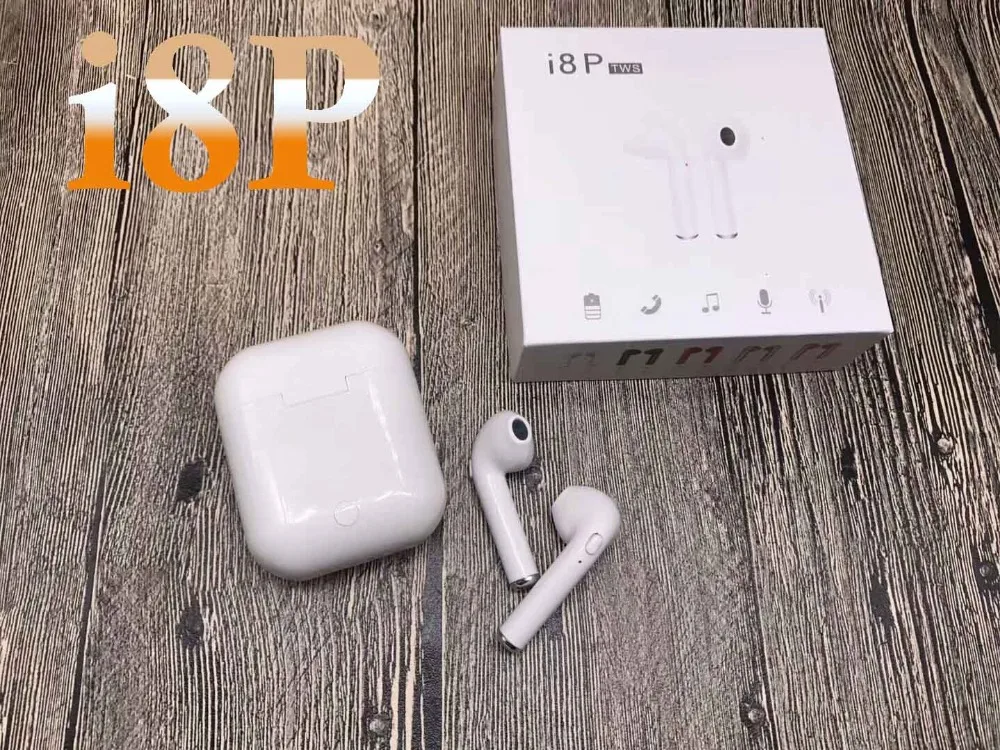 I8 i8P наушники вкладыши TWS с Беспроводной Bluetooth для samsung s7 s8 s9 iphone Android Xiaomi|Наушники и