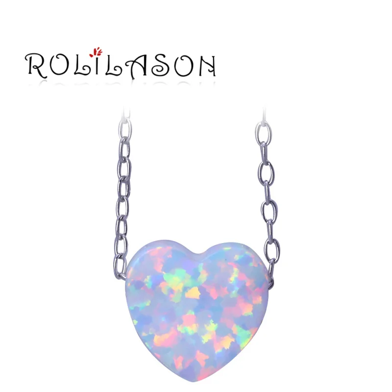 Ожерелье ROLLASON из стерлингового серебра 925 пробы подвеска вечерние дизайн в форме