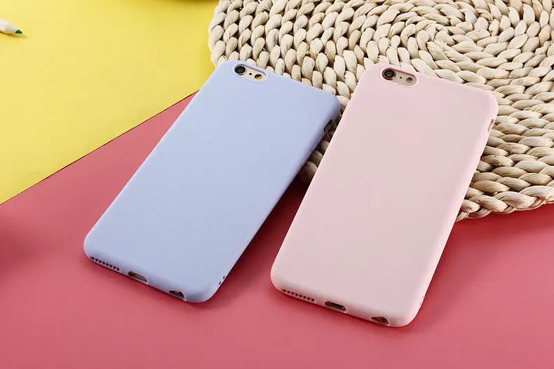 Матовый Мягкий силиконовый чехол карамельного цвета из ТПУ для Xiaomi Redmi 4A 4X Note 5A / Mi