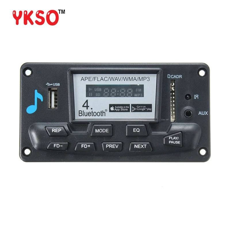 YKSO Bluetooth 4 0 MP3 декодирование доска модуль аудио светодио дный цифровой