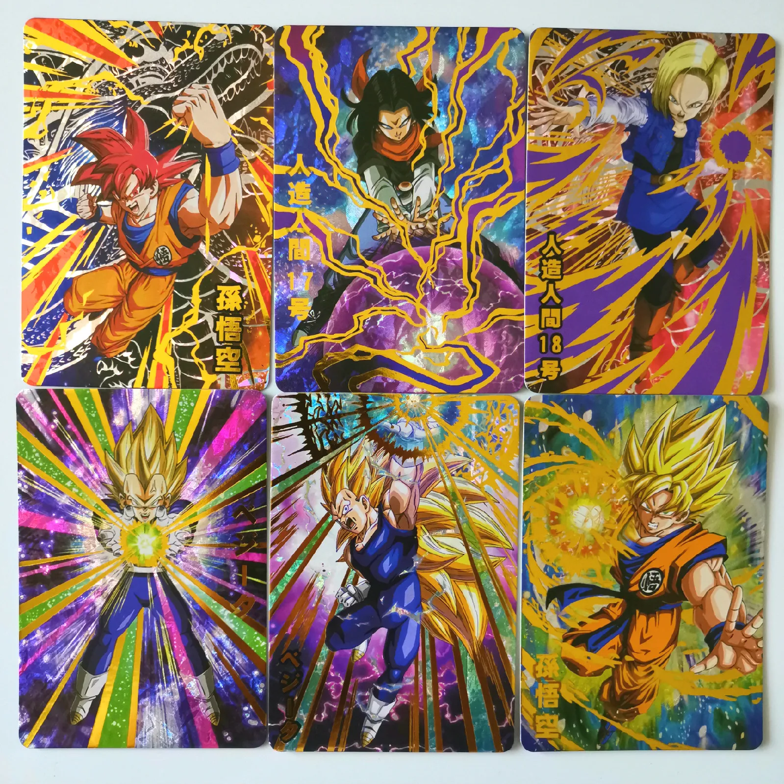 27 стилей Dragon Ball Z Super Ultra Instinct Limited BREAK часы в советском стиле игра флэш-карта Коллекция аниме-открытки