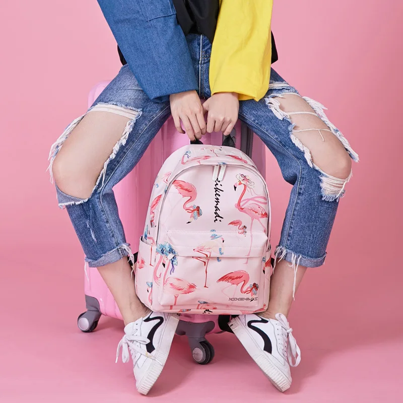 

Модные женские школьные ранцы из высококачественной ПВХ кожи, школьные ранцы для девочек-подростков, рюкзаки с ручками сверху, Herald Backpack