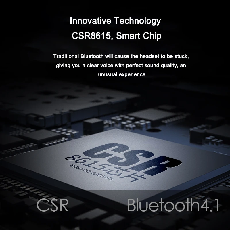 Оригинальный Amoi Bluetooth Беспроводной F5 гарнитура Шум снижение для samsung/htc/Xiaomi/huawei с