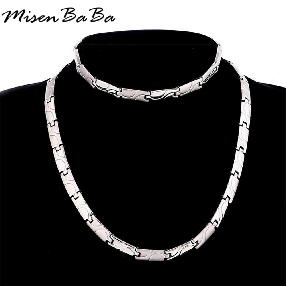 Новые модные серебристого цвета из нержавеющей стали рябь энергии Германий