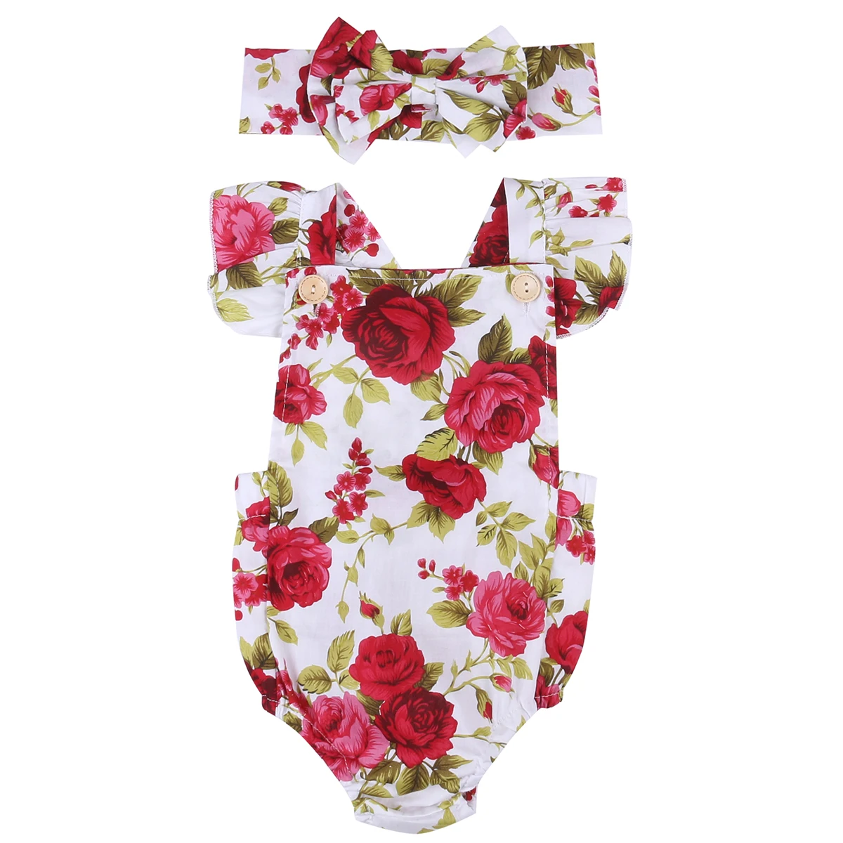 Детский летний комбинезон с оборками и цветами для новорожденных|baby romper summer|baby