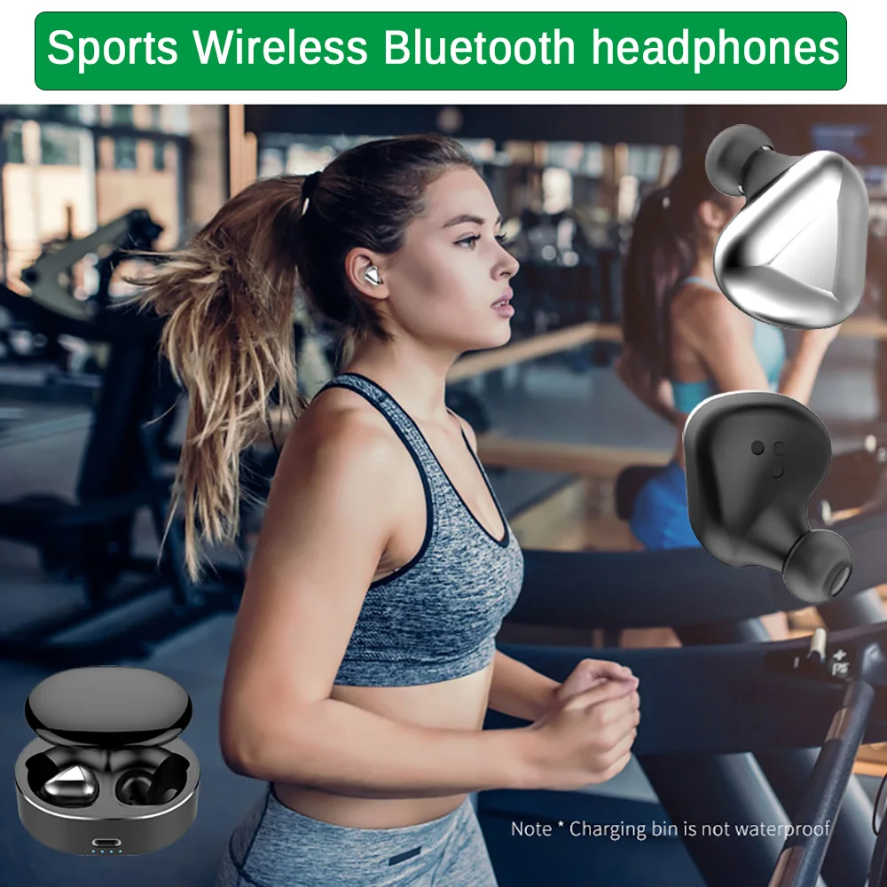 QCR HiFi 6D стерео Bluetooth 5 0 TWS беспроводные наушники IPX6 водонепроницаемые спортивные