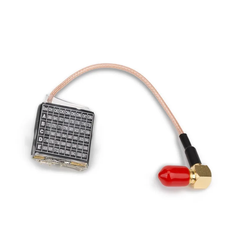 DYS MI200MW Pigtail VTX25mW 200 mW переключаемый 5 8G 40CH AV FPV передатчик SMA прямой угол разъем для