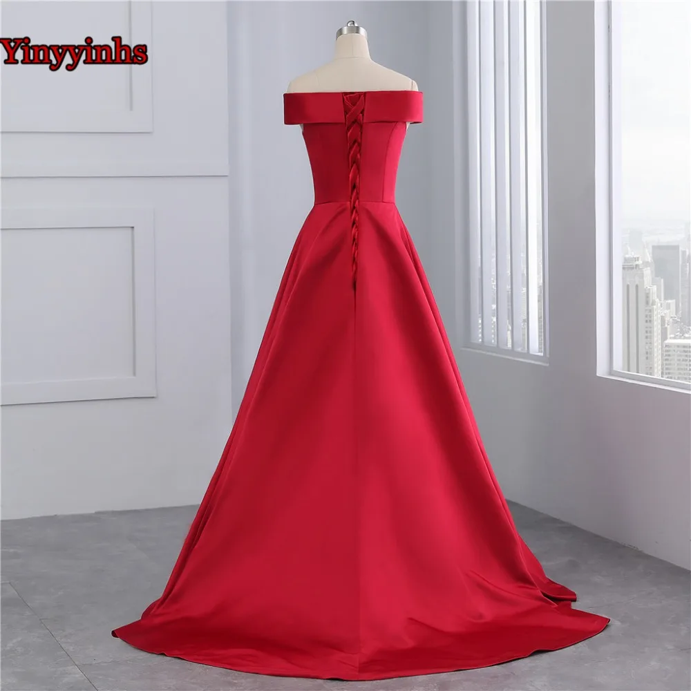 Yinyinhs длинное платье для выпускного вечера Vestido de Festa в пол вечернее