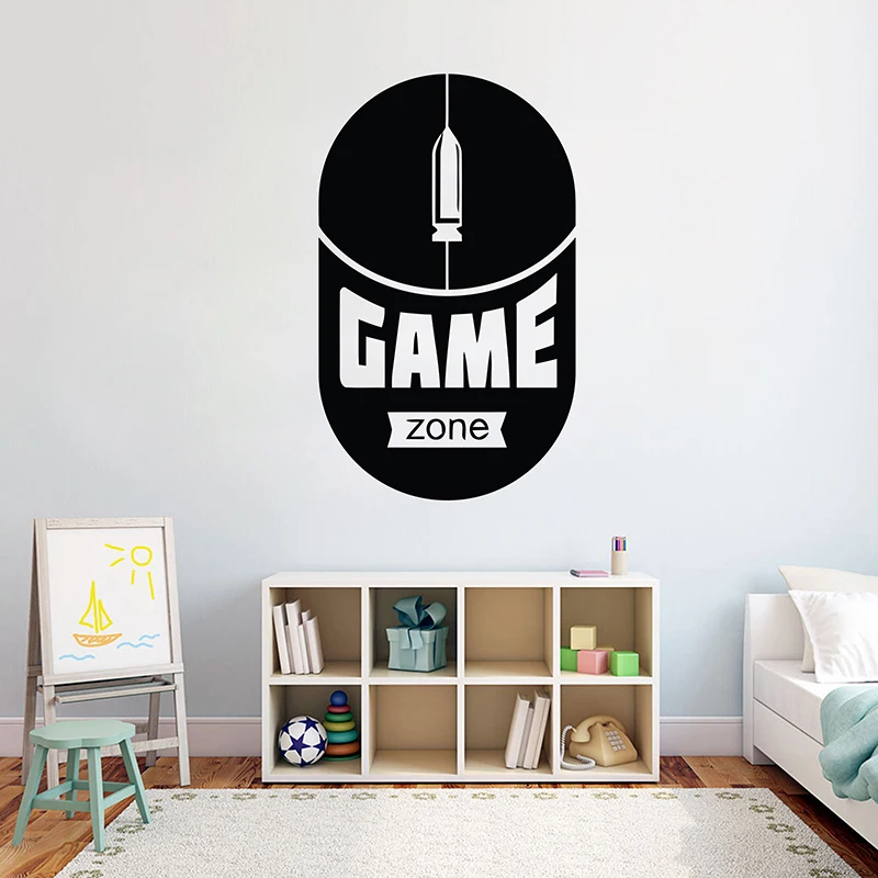 Наклейка на стену для геймера Eat Sleep Game контроллер видео игра настенные наклейки
