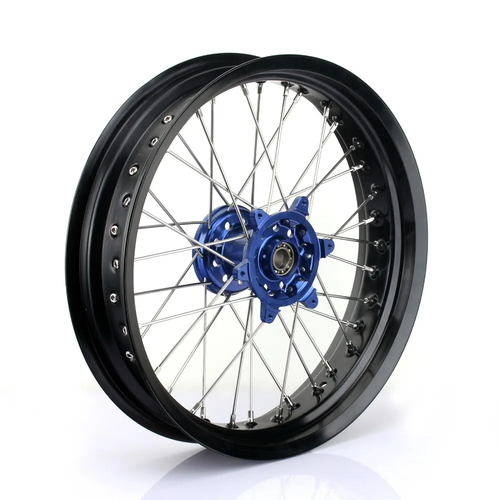 BIKINGBOY передние 17*3 5 задние 17*4 25 колесо для супермото диски ступицы YAMAHA YZ450F YZ250F 2009