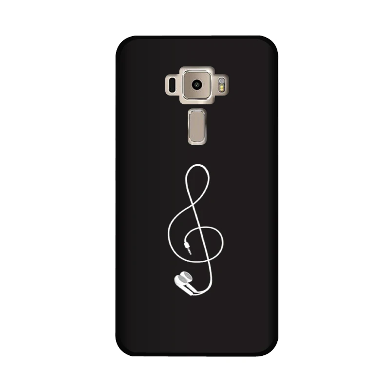 As picture showing Мягкий ТПУ чехол для Asus Zenfone 3 ZE552KL ZE520KL, матовый чехол с рисунком, милый чехол с котом - Цвет: As picture showing