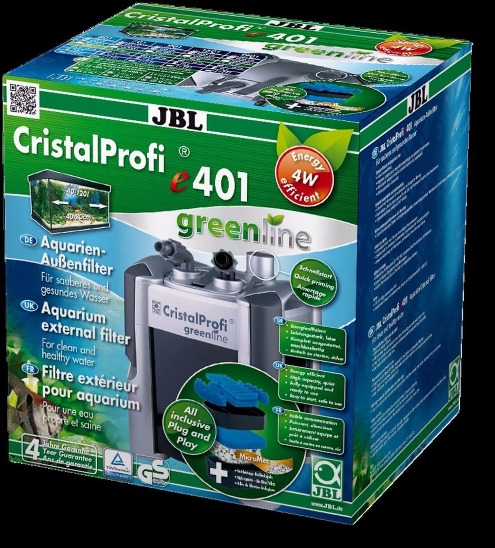 JBL cristalprofi e401 greenline внешний аквариум канистровый фильтр | Дом и сад