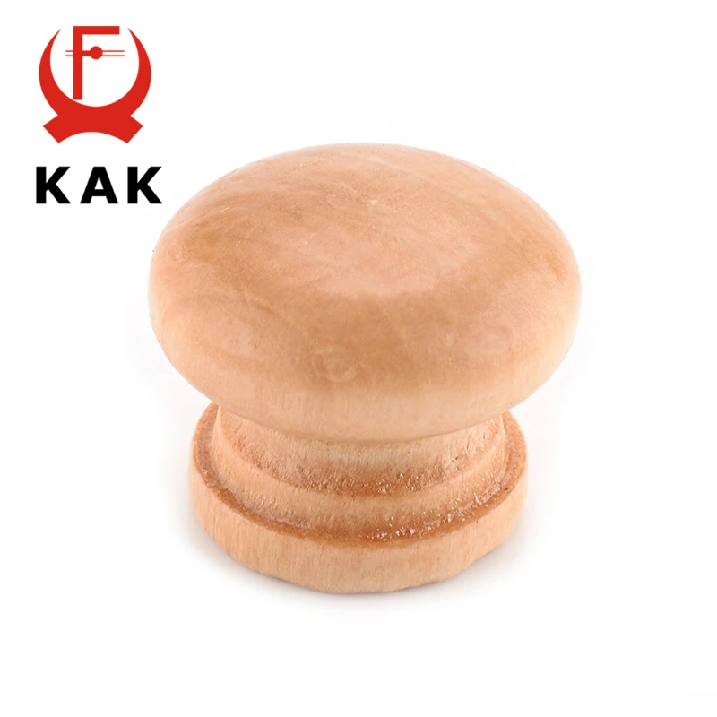 KAK 10 шт. 2.5X2CM ящик для шкафа среднего размера из натурального дерева ручка двери