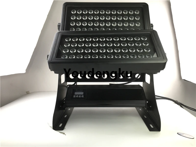 

96* 18w 6in1 rgbwa uv LED city color Light flood wash outdoor high-power double-layer waterproof led wall washer stage lighting