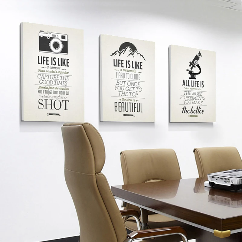 Мотивационный плакат вдохновляющая художественная живопись жизнь цитата на