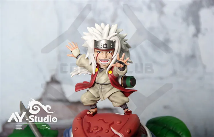 В наличии фигурка из комиксного клуба NARUTO AY studio 25 см sd Jiraiya GK статуя смолы