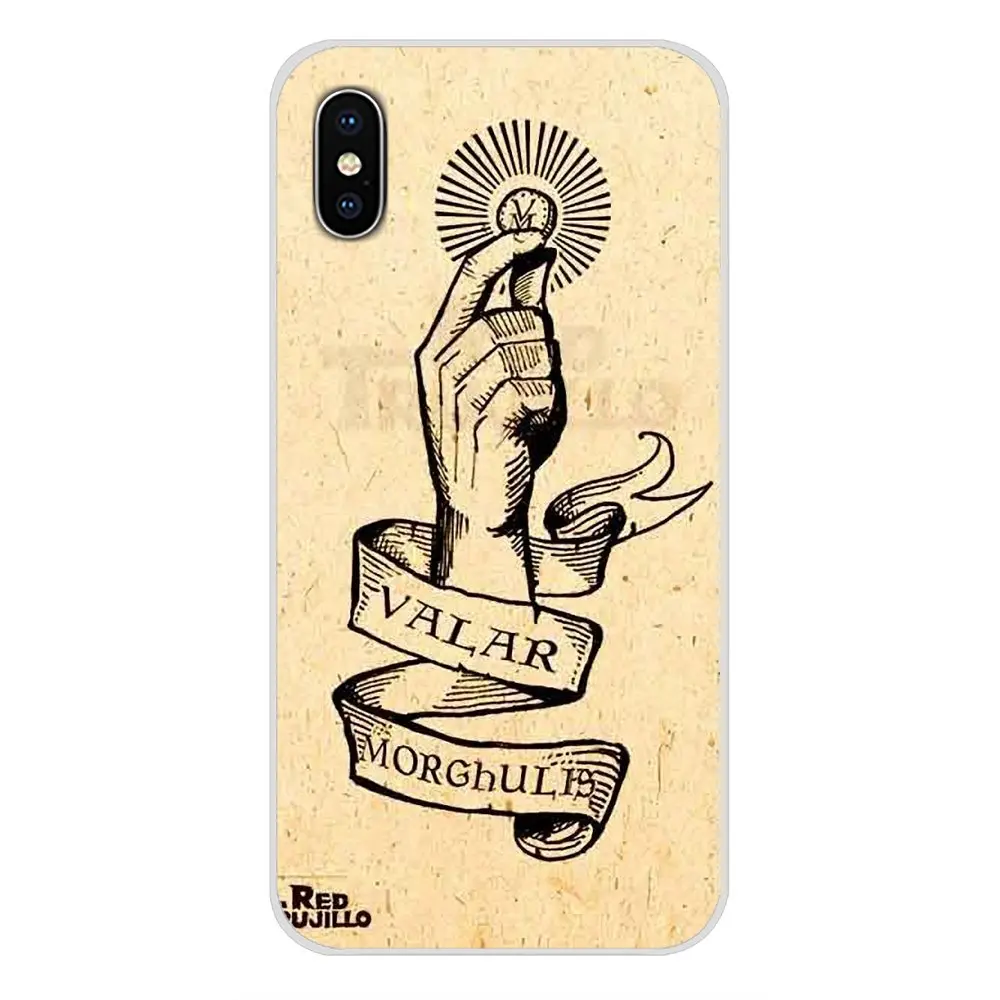 Дизайнерский чехол HanHent Valar Morghulis Игра престолов для Samsung Galaxy S3 S4 S5 Mini S6 S7 Edge S8 S9 S10 Lite
