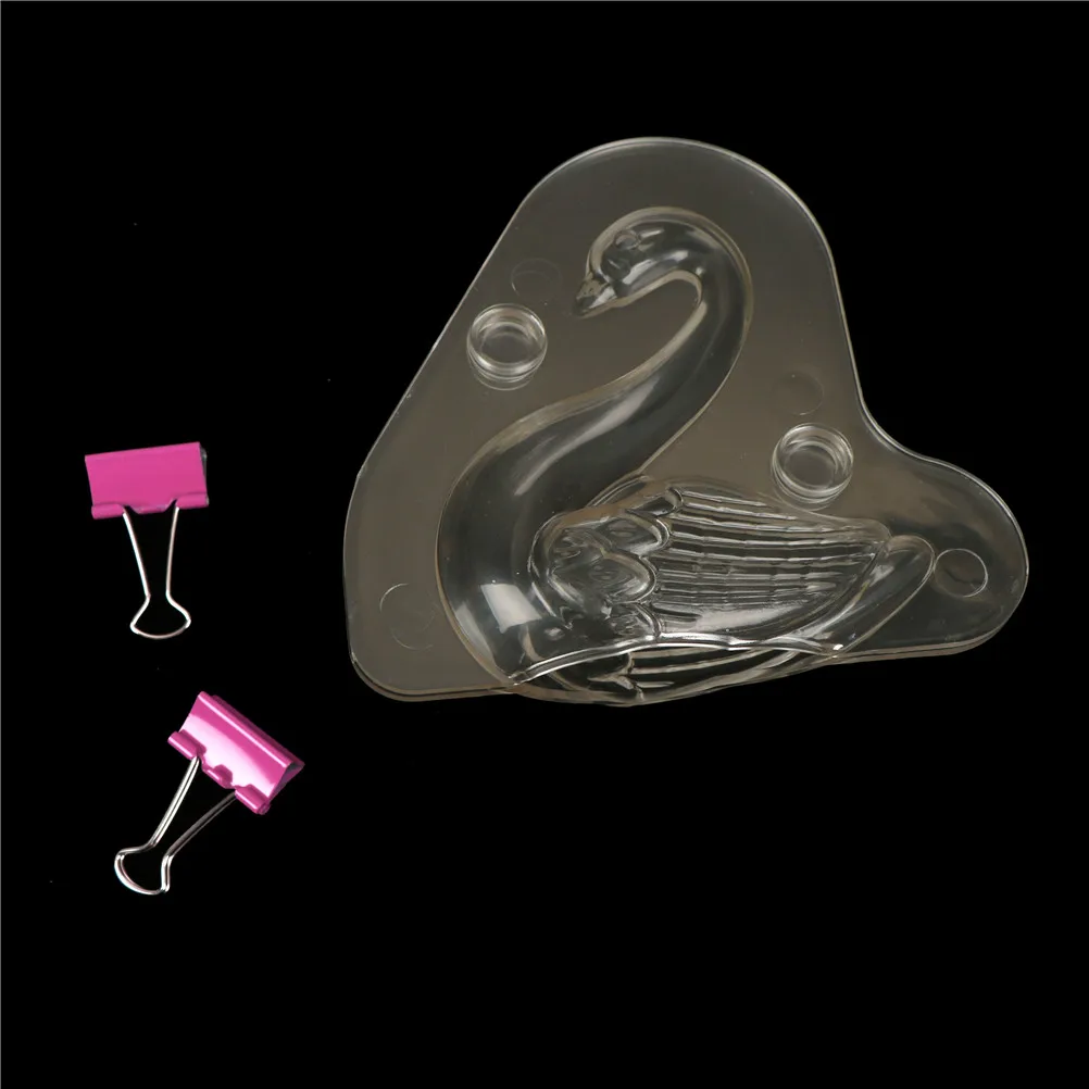 3D Chocolate Mold Swans Candy Cake Decorating Tool Plastic Swan High Quality | Дом и сад
