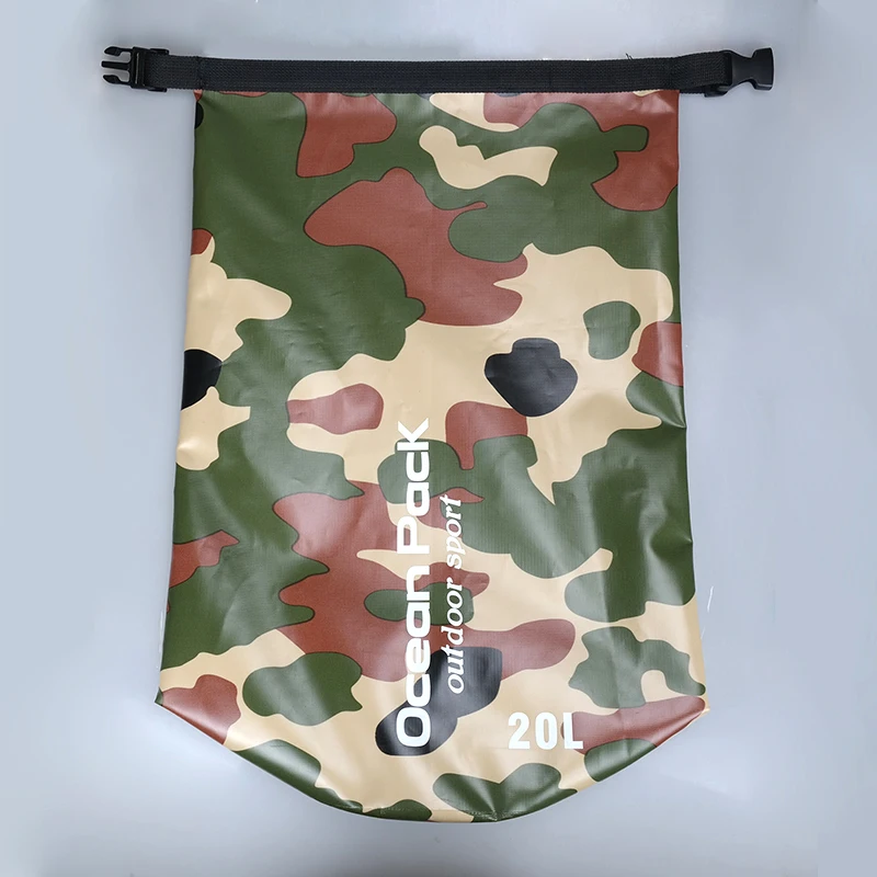 Водонепроницаемый камуфляжный рюкзак из ПВХ 2 30 л|diving float|sport swim bagswaterproof dry bag |