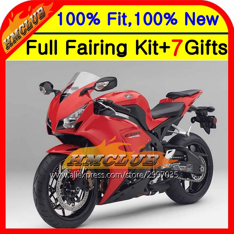 

Красный черный обтекатель для HONDA CBR1000RR 12 13 41HM75 CBR 1000RR 1000 RR 12-13 глянцевый красный обтекатель CBR1000 RR 2012 2013
