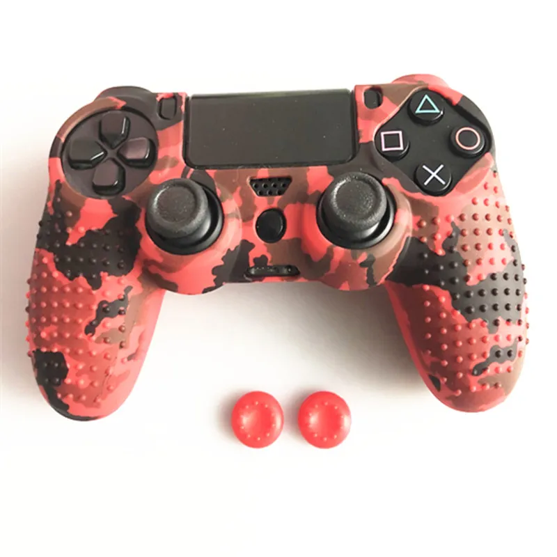 Силиконовый гелевый защитный чехол для контроллера PS4 точки Декаль кожух Playstation 4
