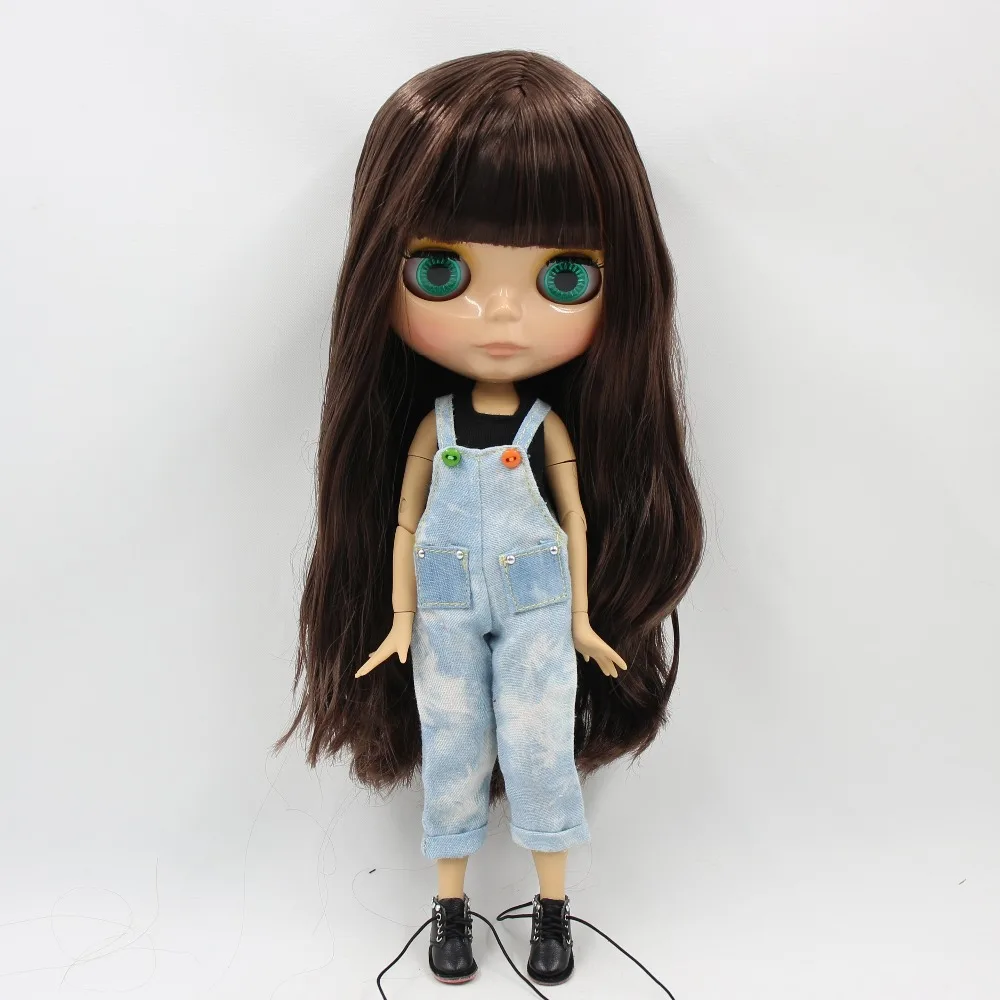 Ледяная кукла DBS Blyth 1/6 bjd коричневая кожа для суставов тела коричневые волосы с