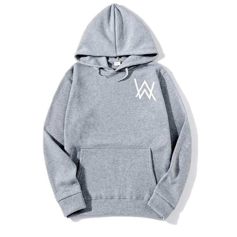 Зимняя флисовая толстовка с капюшоном Alan Walker, мужская толстовка с принтом в стиле хип-хоп, рок-звезда, флисовая толстовка с капюшоном, мужские толстовки