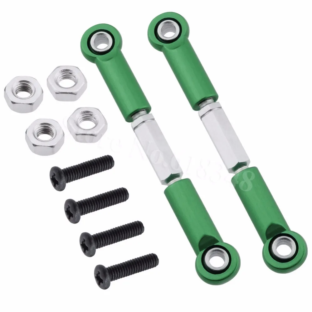 10P Adjustable Aluminum Toe links 53mm-63mm Turnbuckle & Rod ends For Traxxas 1/16 Slash 4WD RC Hobby Car Hop Up 7038X | Игрушки и