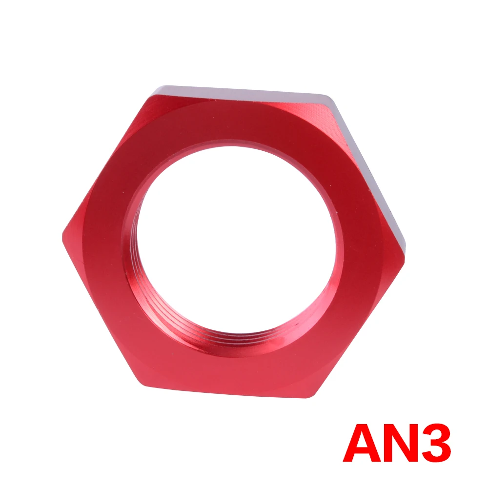 Алюминий Гайка Переборка Фитинг Красный Уплотнительная Фитинги Адаптер |