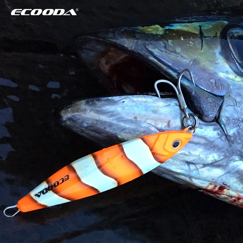 ECOODA Алмазный глаз волк серии 80g120g180g250g свинцовые грузила джигггинг приманка глубокое море светящиеся искусственные рыболовные приманки