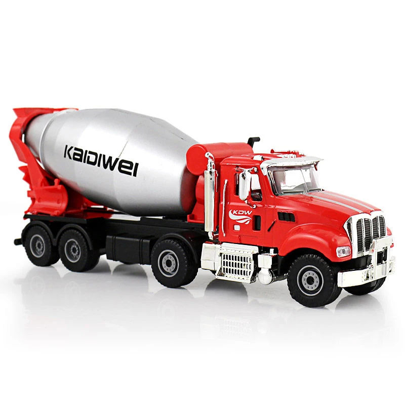 1:50 Simulation Alloy Engineering Truck Cement Mixer Model Concrete Car Construction Site Metal For Toy Gift |