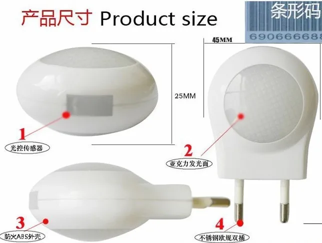 Светодиодная лампа двухсторонняя низ и верх с регулировкой света сенсорная