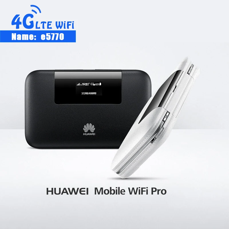 Мобильный Wi Fi роутер Huawei E5770 4G 150 Мбит/с с портом RJ45 + внешним аккумулятором 5200
