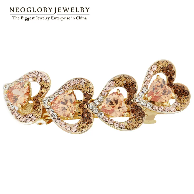 Neoglory Мода Оден горный хрусталь циркон Украшения для волос Для женщин дизайнер