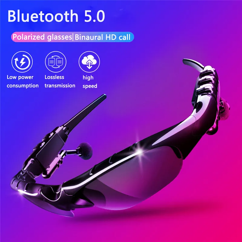 Bluetooth Велосипеды очки, солнцезащитные очки, поляризационные, Для мужчин мотор Велосипеды спортивные солнцезащитные очки MP3 телефон Велосипедный спорт на открытом воздухе очки для бега