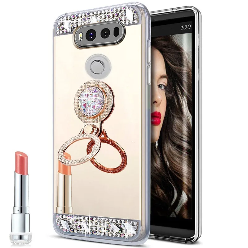 1 шт. для LG K4 K7 K8 K10 2017 Стилус 2 3 вращающаяся подставка Алмазный роскошный