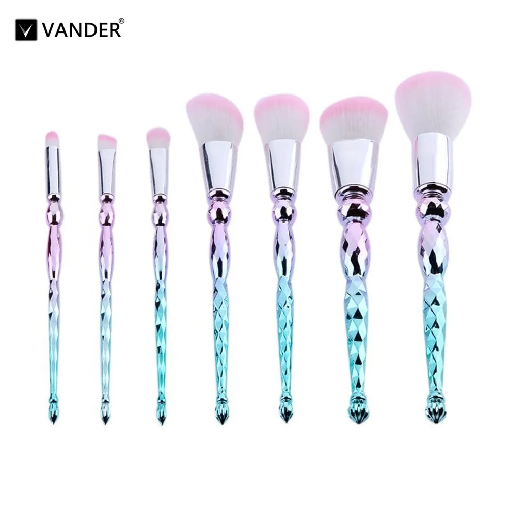 Вандер 7 шт. спираль башня градиент Макияж Расчёски для волос комплект Красота