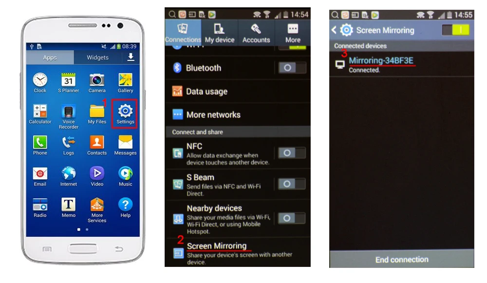 WiFi HD Doogle для Airplay Miracast смартфона Netflix Hulu